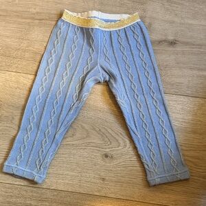 Blue and Gold Kids leggings